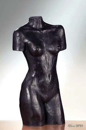 Bronze sculpture Female Torso