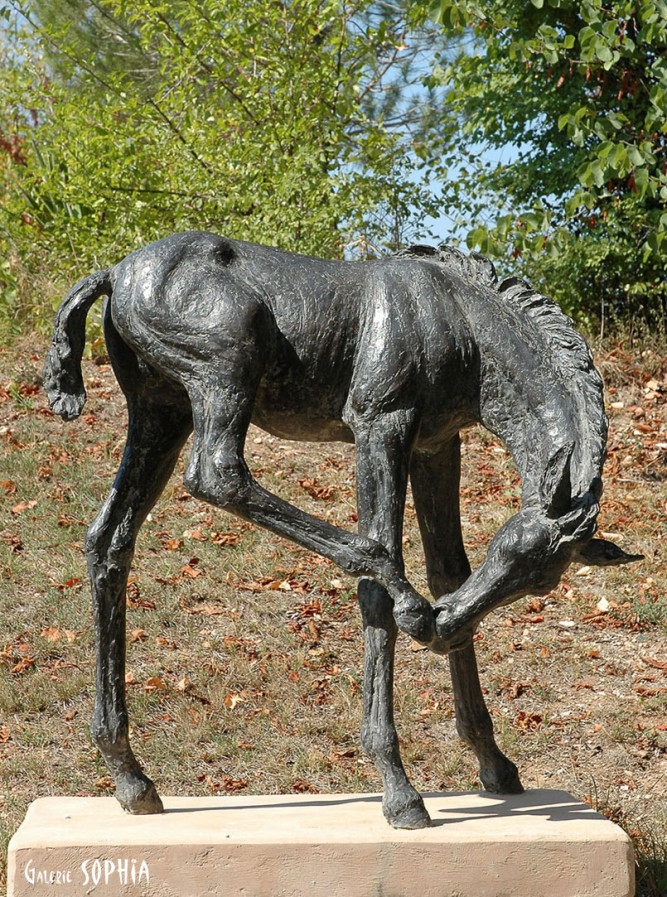 Bronze sculpture Foal