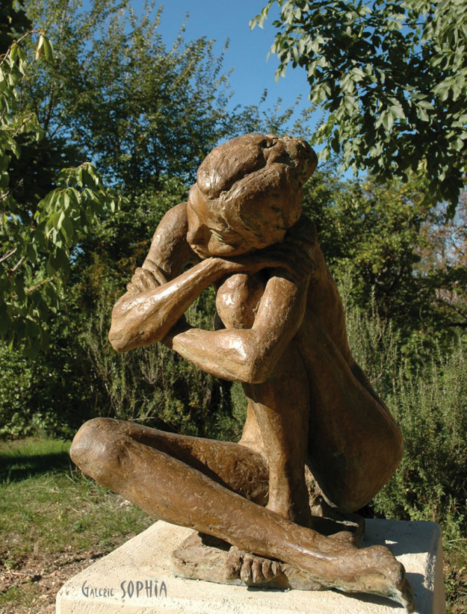 Bronze sculpture Nude